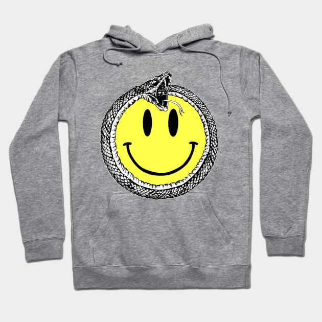 Smile Ouroboros Hoodie by AMOS_STUDIO